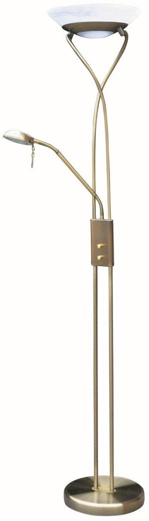 Darmowa Dostawa - Lampa stojąca 2x230 W brązowa Rabalux Gamma 4078