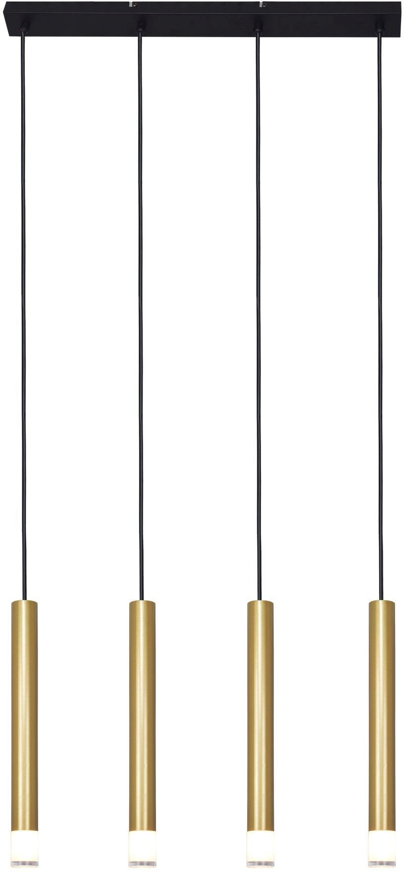 Darmowa Dostawa - Lampa wisząca 4x5 W złota Zuma Line Velic P241125804GD