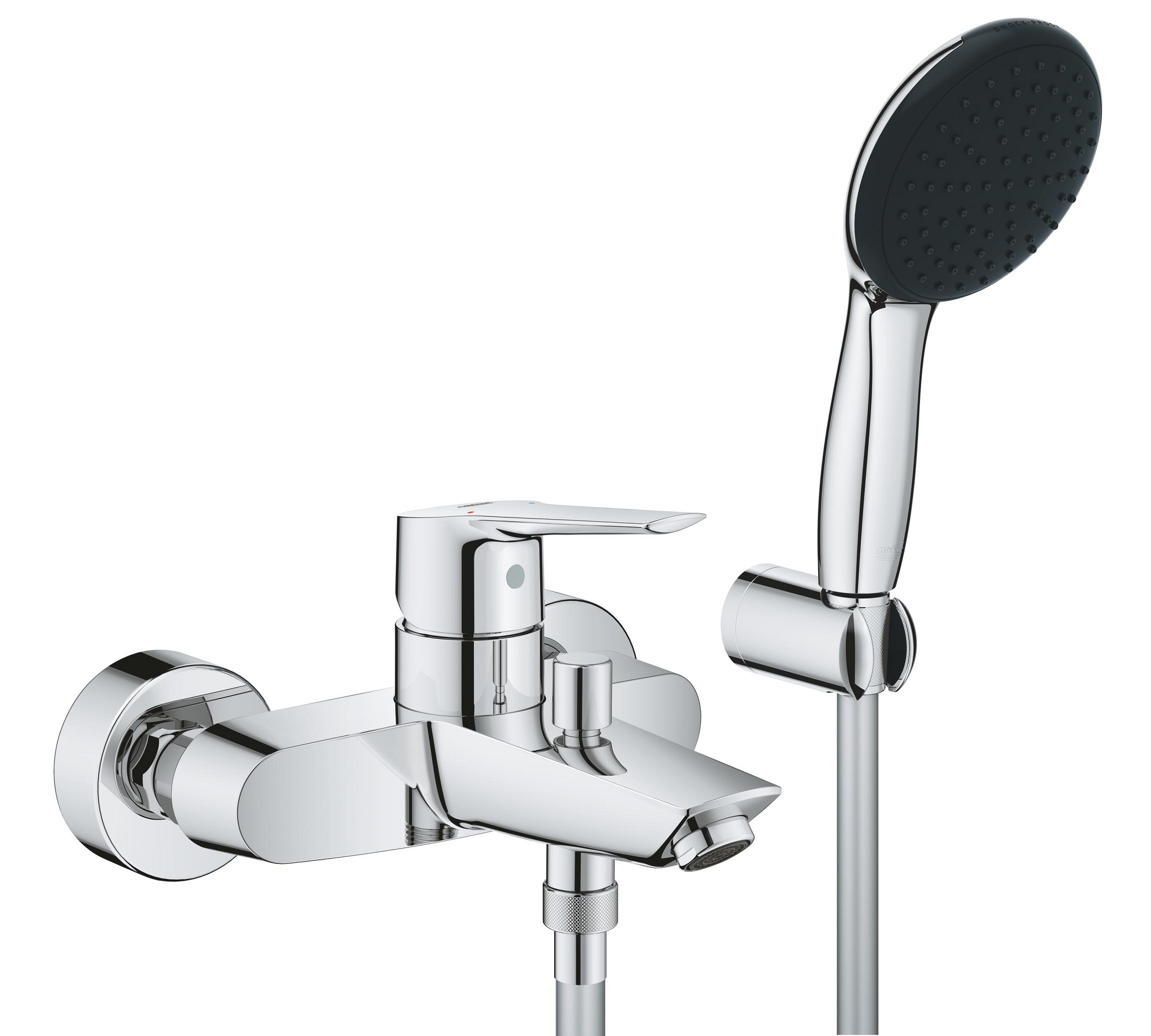 Darmowa Dostawa - Bateria wannowo-prysznicowa ścienna starlight chrome Grohe Start 25283002