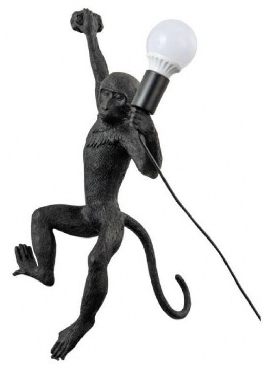 Darmowa Dostawa - Lampa wisząca 1x40 W czarna Abruzzo Monkey ABRKAR3C