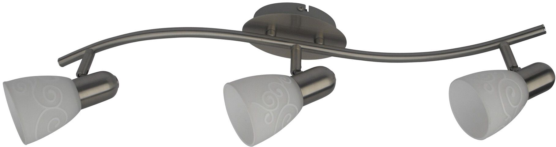 Darmowa Dostawa - Lampa podsufitowa 3x40 W biała-chrom Rabalux Harmony 6637