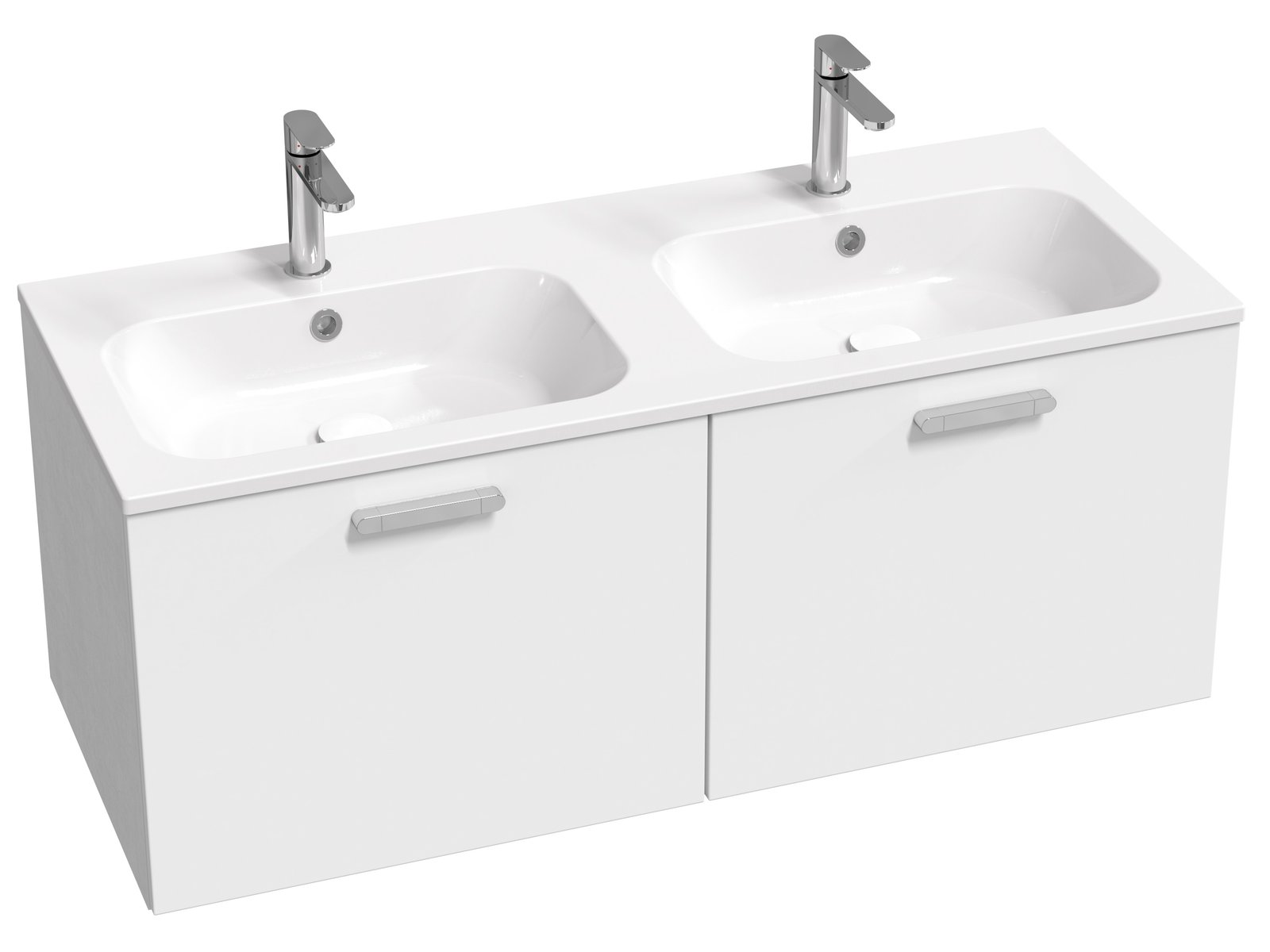 Darmowa Dostawa - Szafka 120x49x47 cm podumywalkowa wisząca biała Ravak Chrome X000001775