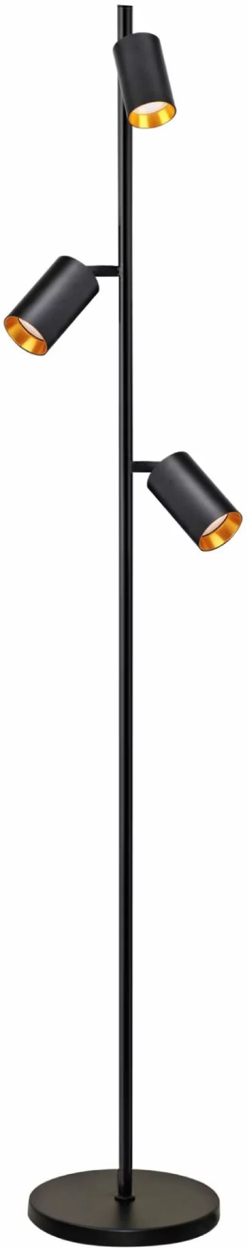 Darmowa Dostawa - Lampa stojąca 3x12 W czarna Goldlux Maribel 326577