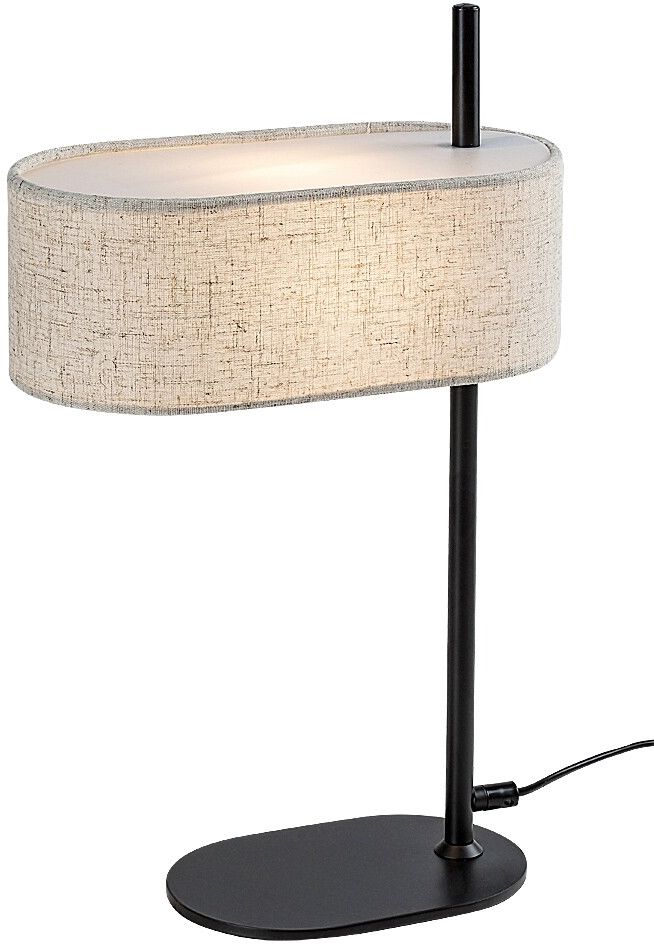 Darmowa Dostawa - Lampa stołowa 1x40 W czarna-beżowa Rabalux Narmin 74241