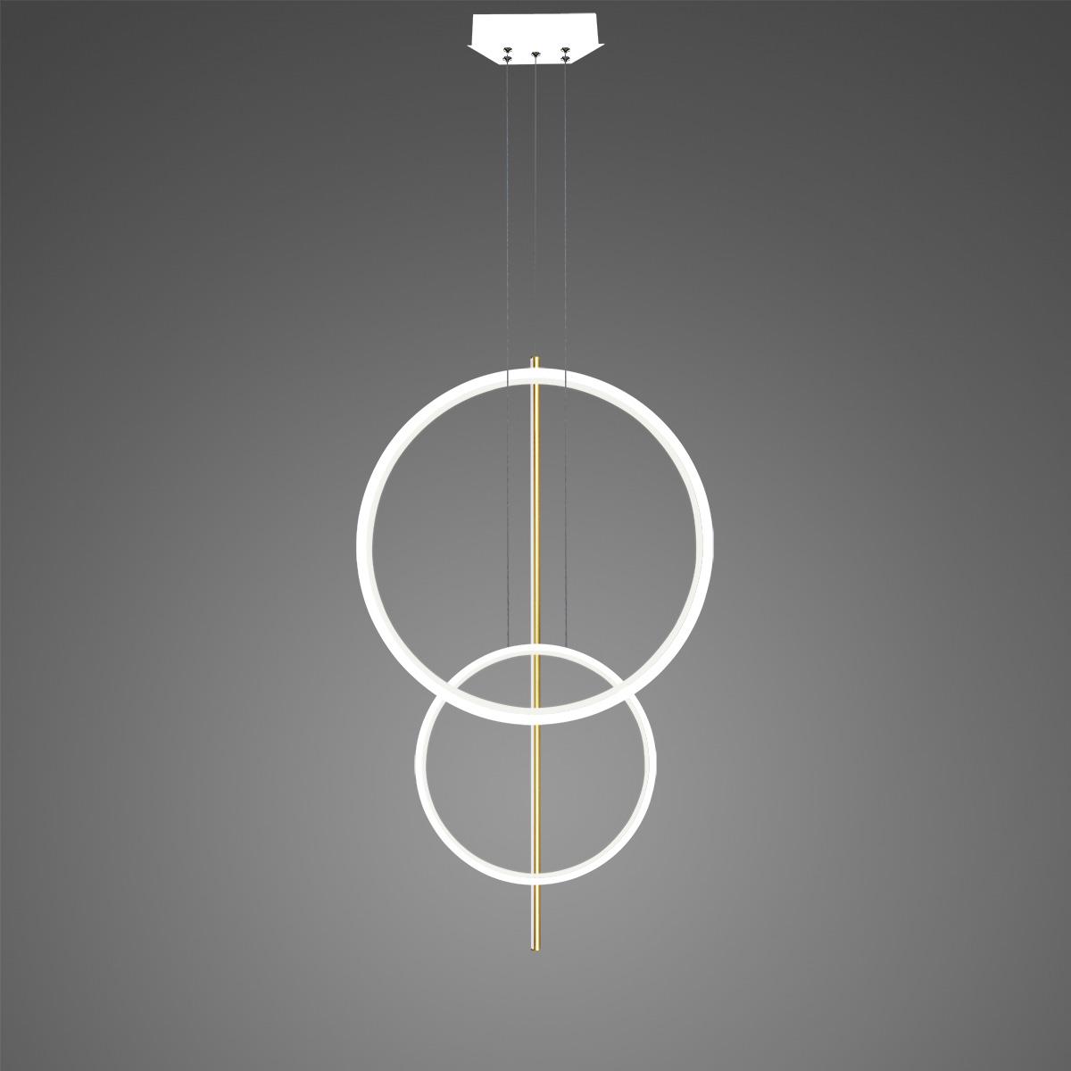 Darmowa Dostawa - Lampa wisząca 3x51 W biała-złota Altavola Design Linea LA0872P60401003kwhitegold