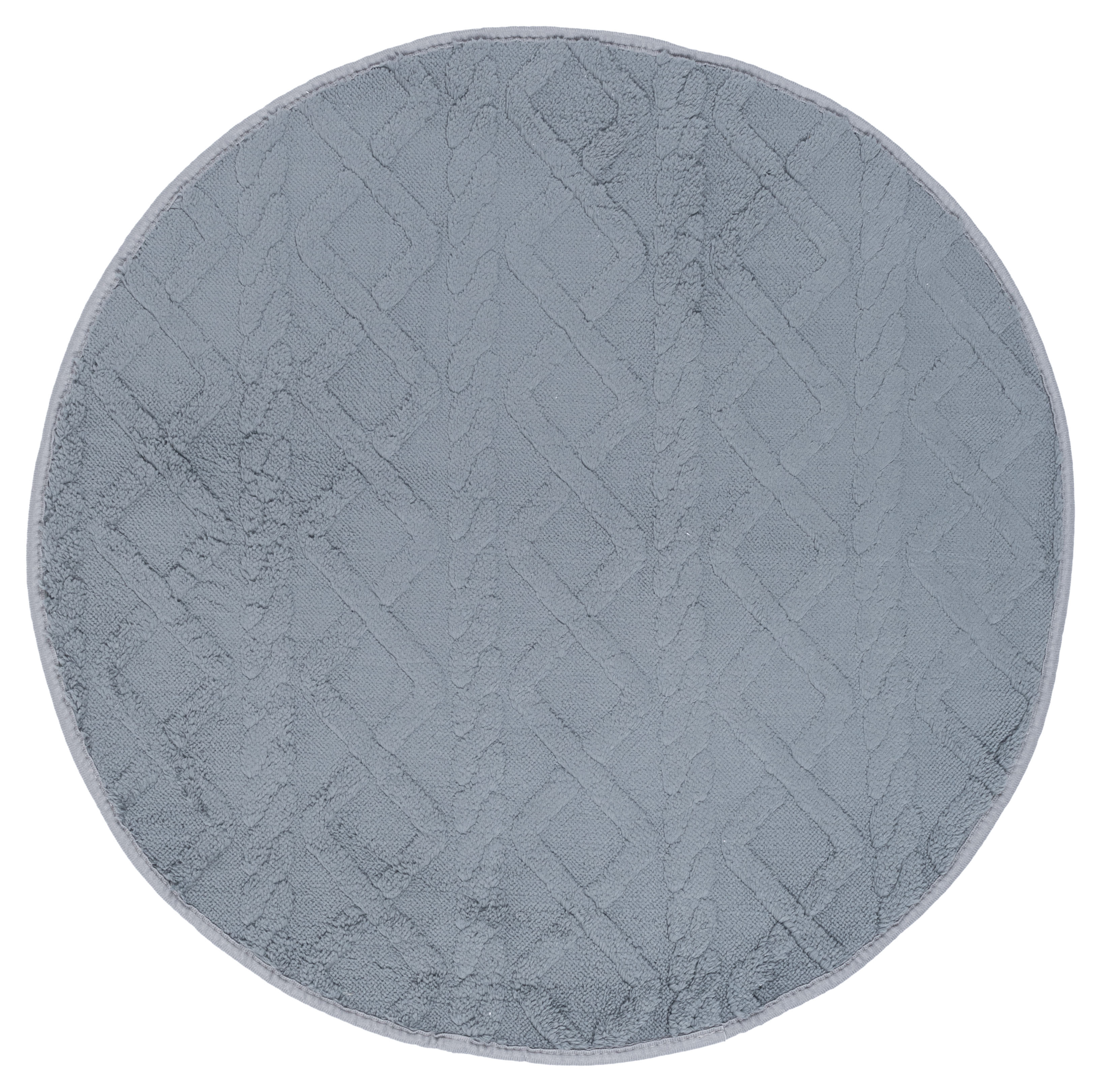 Darmowa Dostawa - Dywanik łazienkowy 67x67 cm okrągły szary Multi-Decor New Style 508332