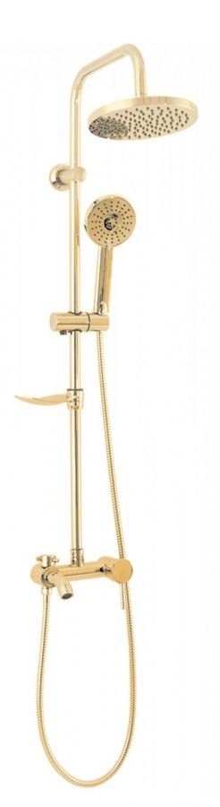 Darmowa Dostawa - Zestaw prysznicowy ścienny złoty Rea Luis REAP7006