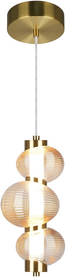 Darmowa Dostawa - Lampa wisząca 1x12 W złota Milagro Bolla ML1424