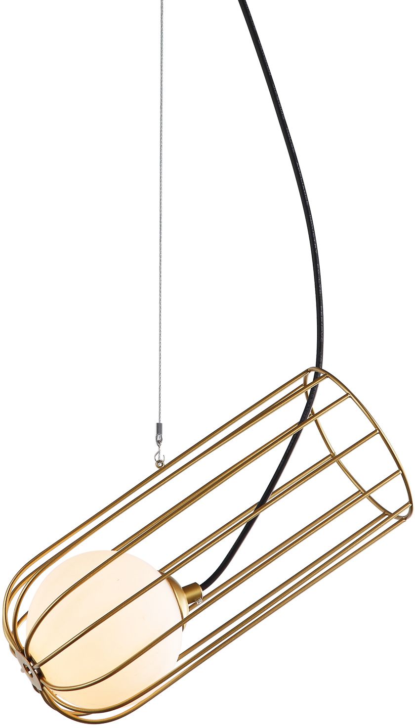 Darmowa Dostawa - Lampa wisząca 1x25 W złota Italux Coco MDM39411GD