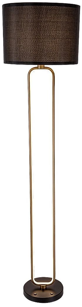 Darmowa Dostawa - Lampa stojąca 1x60 W czarna-złota Rabalux Domiro 74043