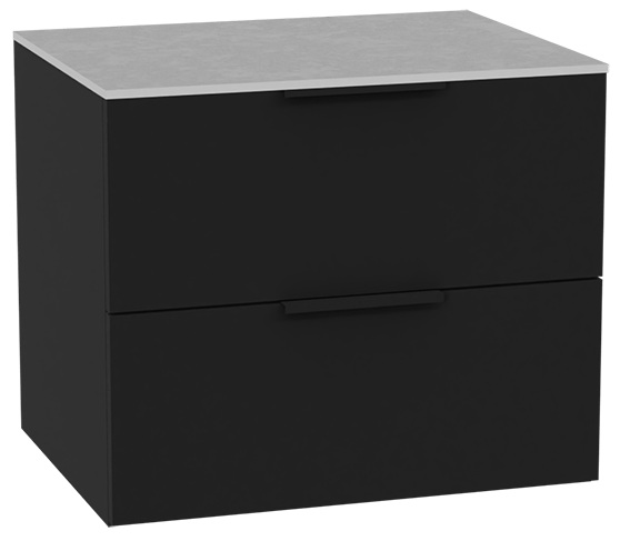 Darmowa Dostawa - Szafka z blatem 60x46.5x51.2 cm podumywalkowa wisząca czarna-szara Excellent Tuto 2.0 MLEX2172K6002SJBKBK