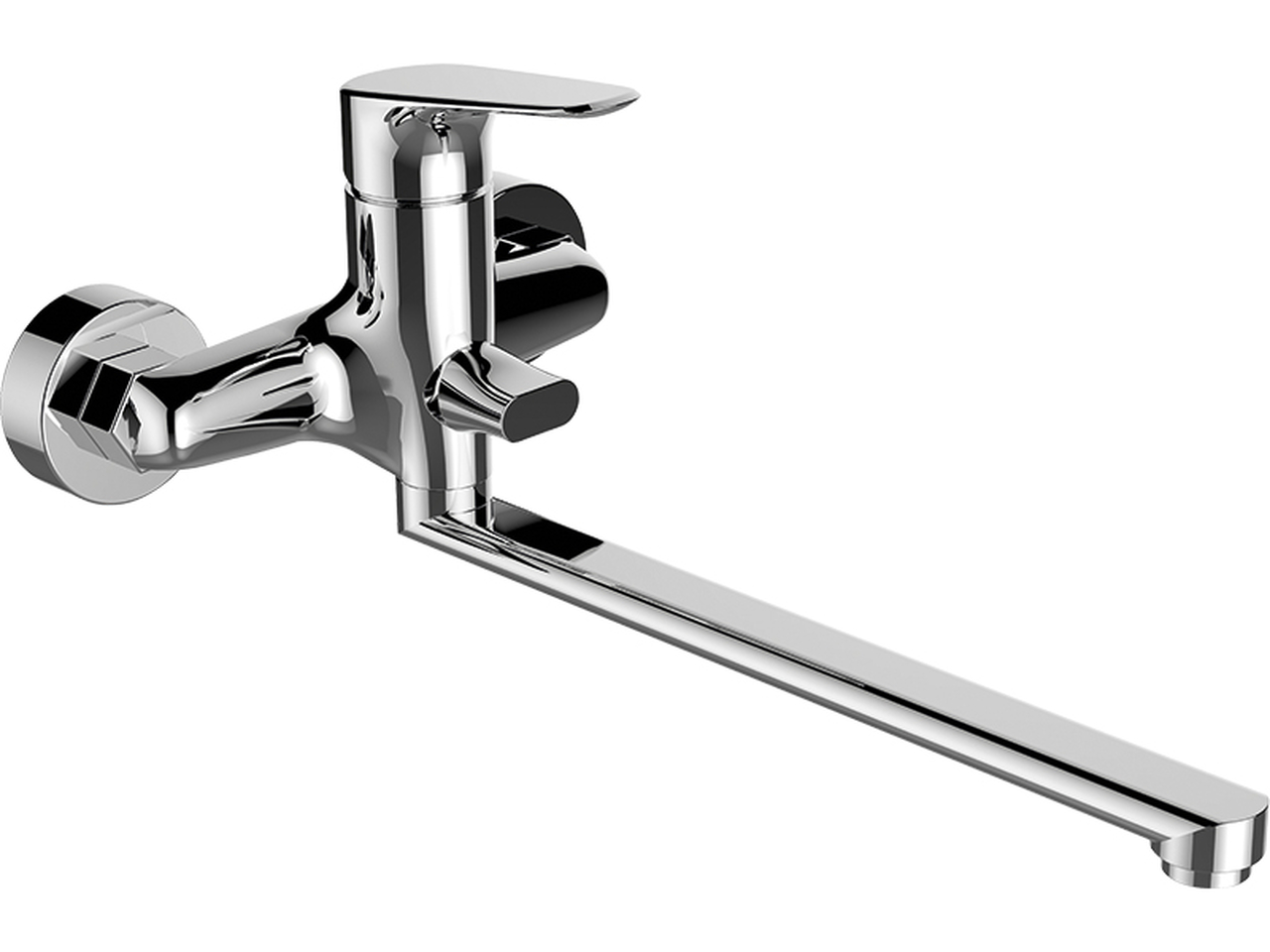 Darmowa Dostawa - Bateria wannowo-prysznicowa ścienna chrom Laveo Rondo BLX01FD