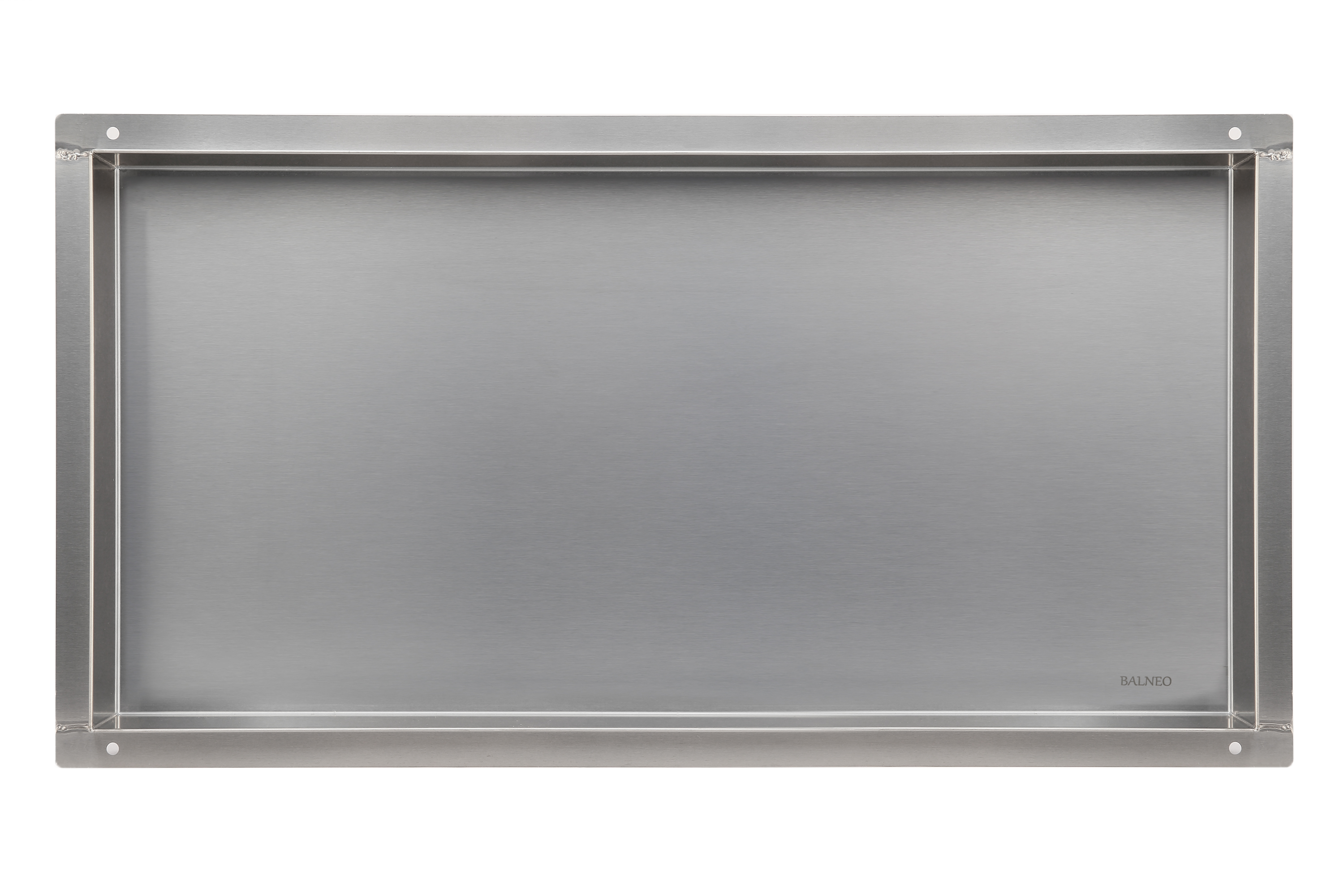 Darmowa Dostawa - Półka wnękowa 60 cm stal Balneo Wall-Box No Rim Inox OBIN4NR