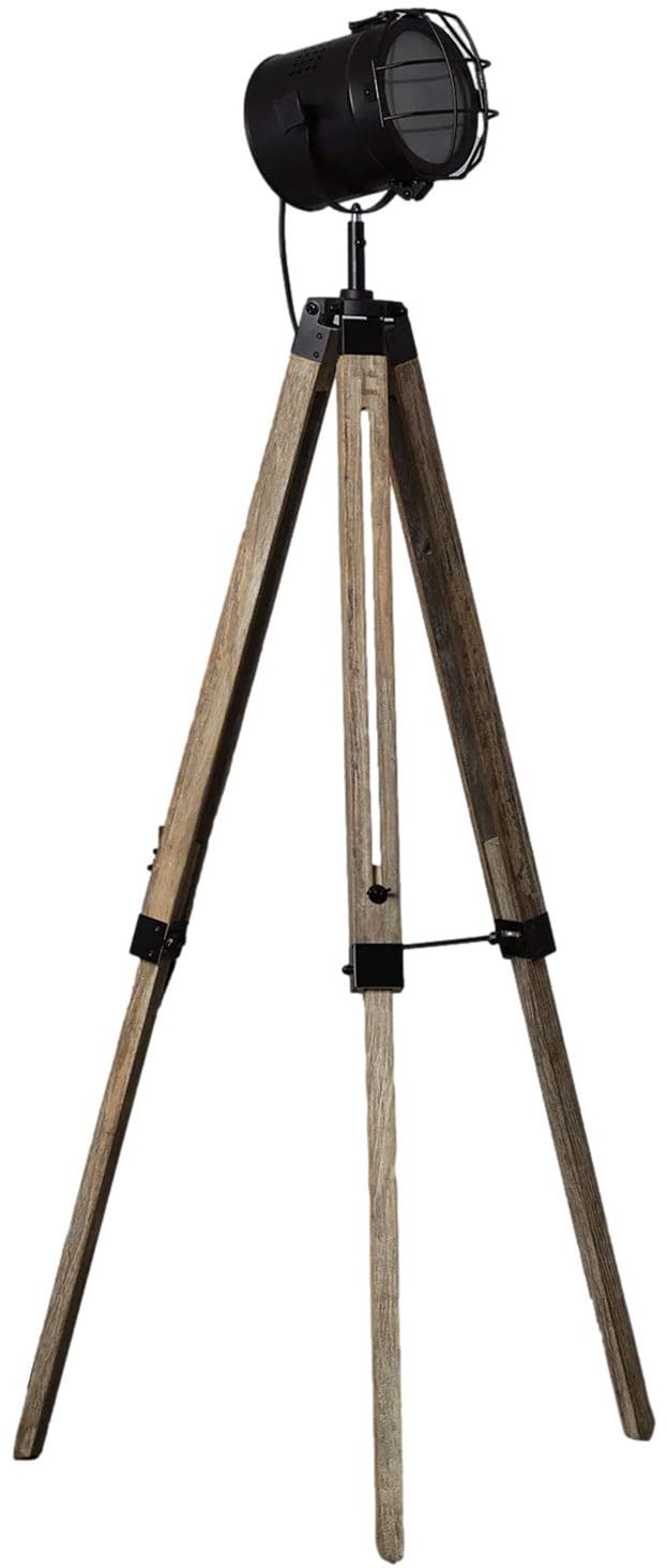 Darmowa Dostawa - Lampa stojąca 1x40 W czarna-złota Abruzzo Retro ABRRRVCE27