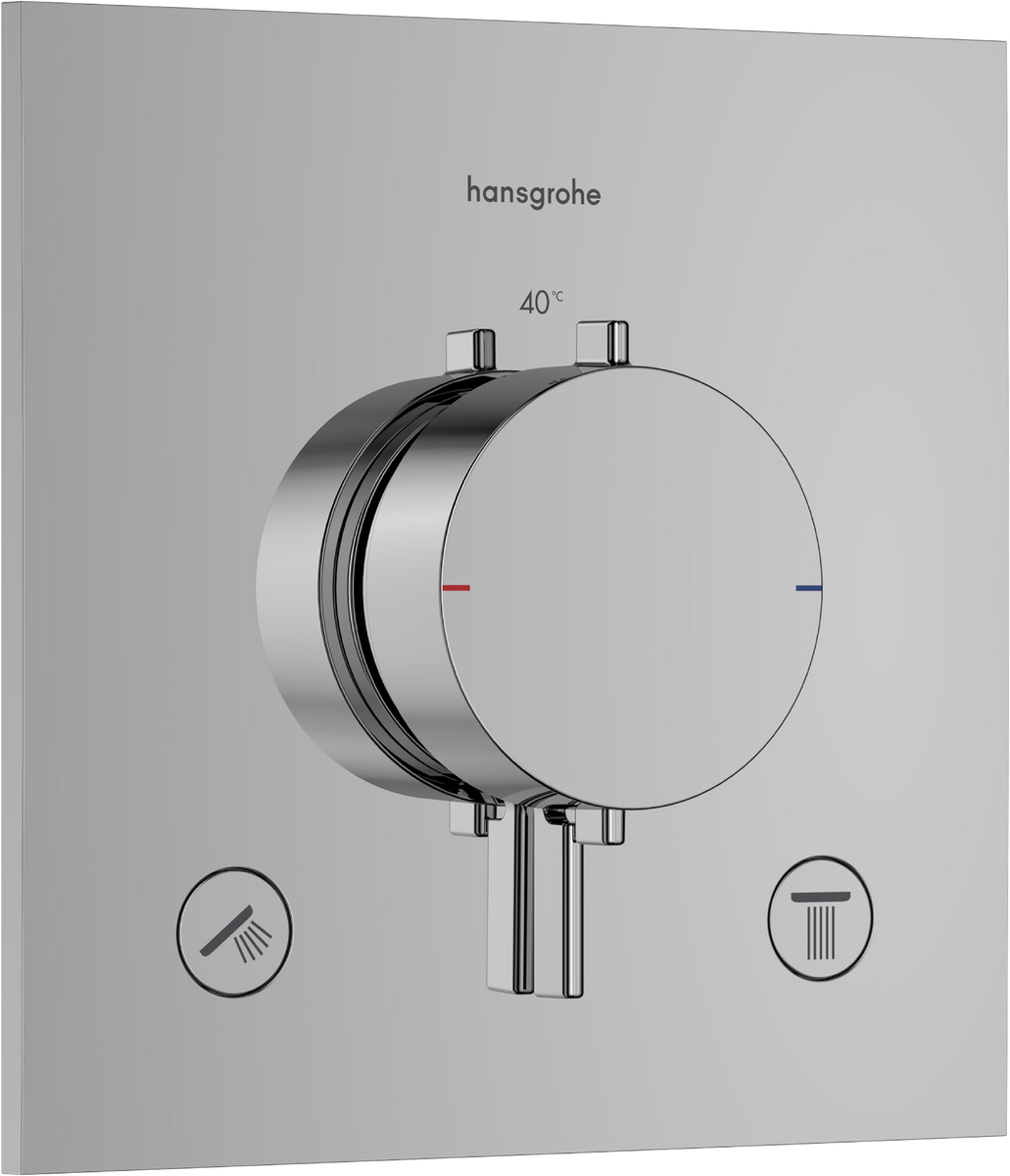 Darmowa Dostawa - Bateria wannowo-prysznicowa podtynkowa z termostatem chrom Hansgrohe Ecostat Comfort E 33711000