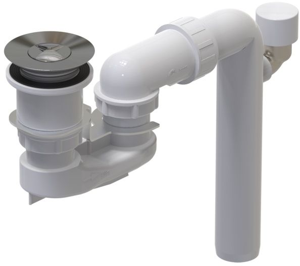 Darmowa Dostawa - Syfon do wanny biały Villeroy & Boch ViFlow U909530RW