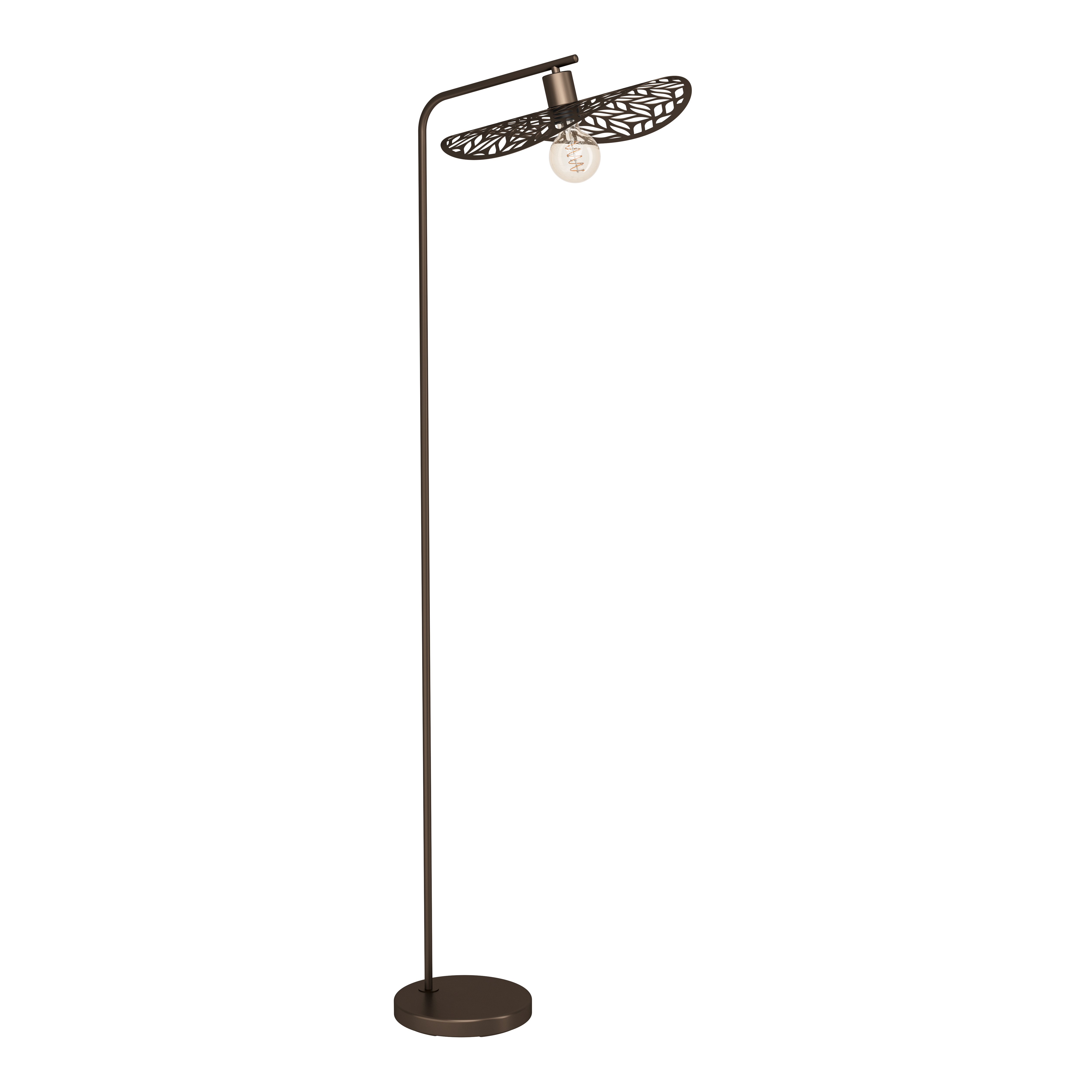 Darmowa Dostawa - Lampa stojąca 1x60 W brązowa Eglo Swaby 44127