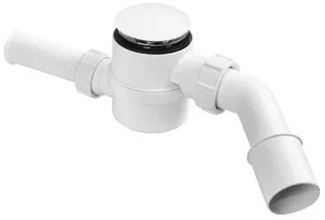 Darmowa Dostawa - Syfon do wanny biały Cristalstone SYFONWANNOWYZPRZELEWEMBIALY