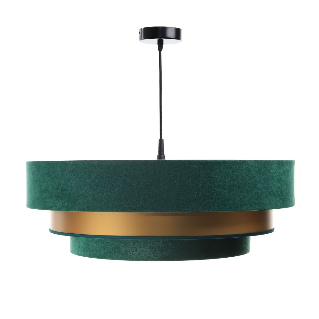 Darmowa Dostawa - Lampa wisząca 1x60 W zielona-złota BPS Koncept Triniti 05007560