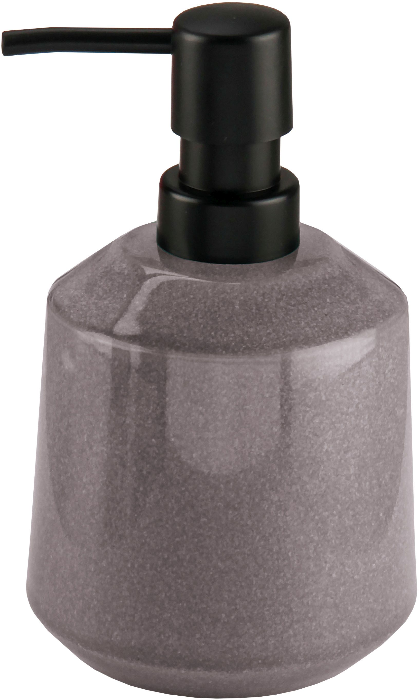 Darmowa Dostawa - Dozownik do mydła 440 ml czarny-szary Kleine Wolke Mystic 8692901854