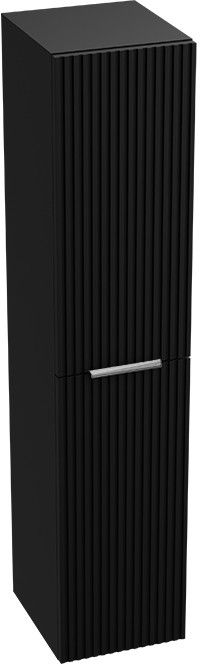 Darmowa Dostawa - Szafka 30x25x140 cm boczna wisząca czarna LaVita Oklahoma 5900378335313