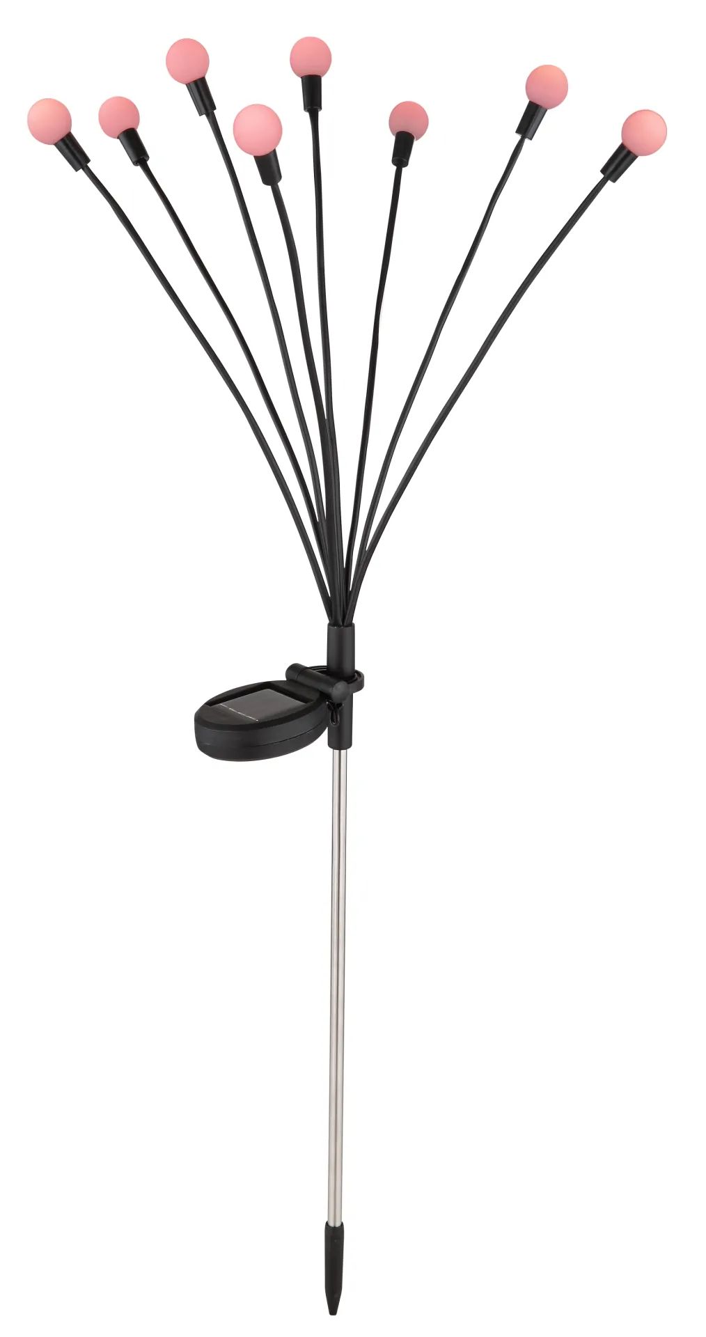 Darmowa Dostawa - Lampa solarna stojąca 1x0.06 W czarny Globo Lighting Solar 3360908RGB