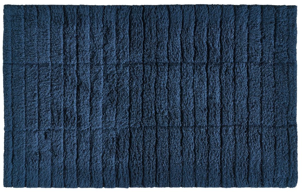 Darmowa Dostawa - Dywanik łazienkowy 80x50 cm prostokątny niebieski Zone Denmark Tiles 13541