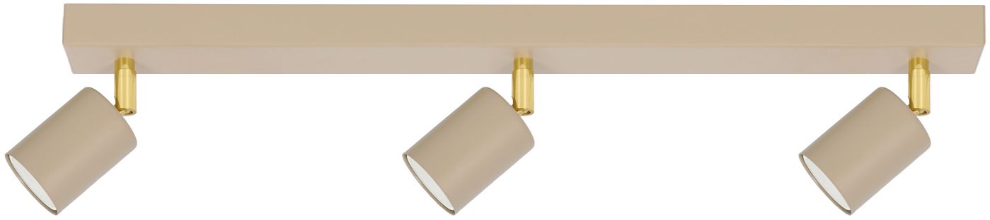 Darmowa Dostawa - Lampa podsufitowa 3x10 W złota-beżowa Kaja Mati k5822