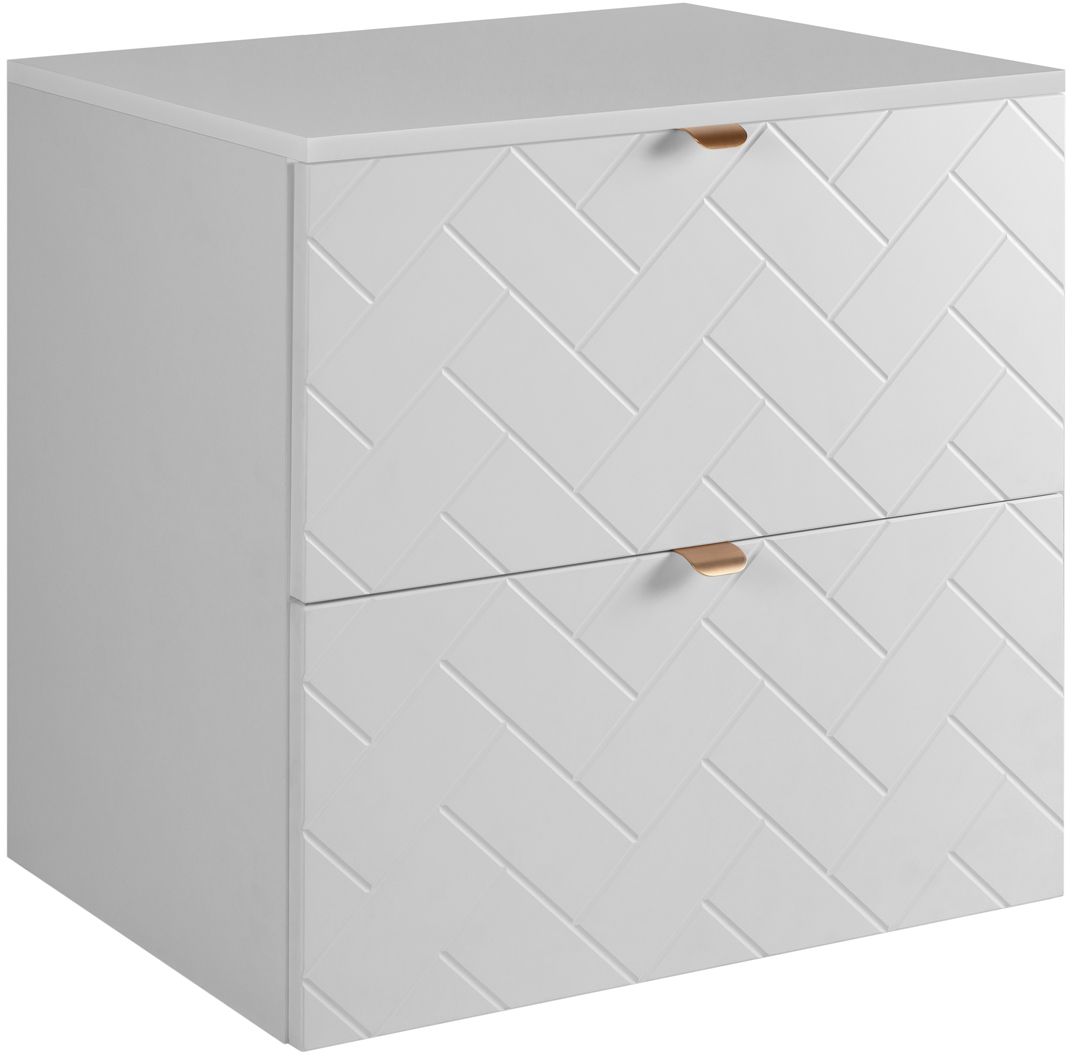 Darmowa Dostawa - Szafka z blatem 60.6x46x62.3 cm podumywalkowa wisząca biała Rodan Trend abset10860