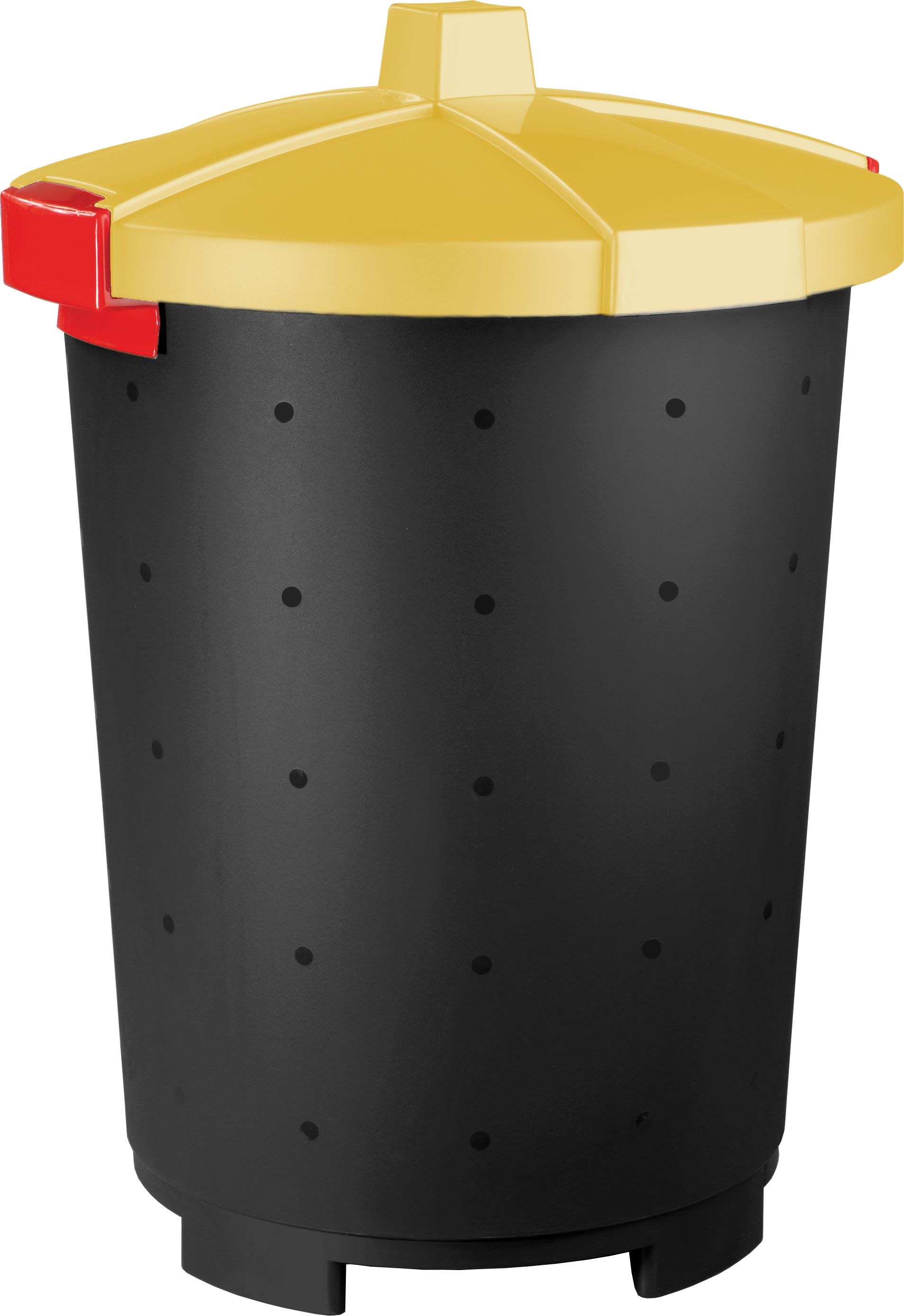 Darmowa Dostawa - Pojemnik na odpady 65 l czarny-żółty Keeeper Mattis 1031120200000