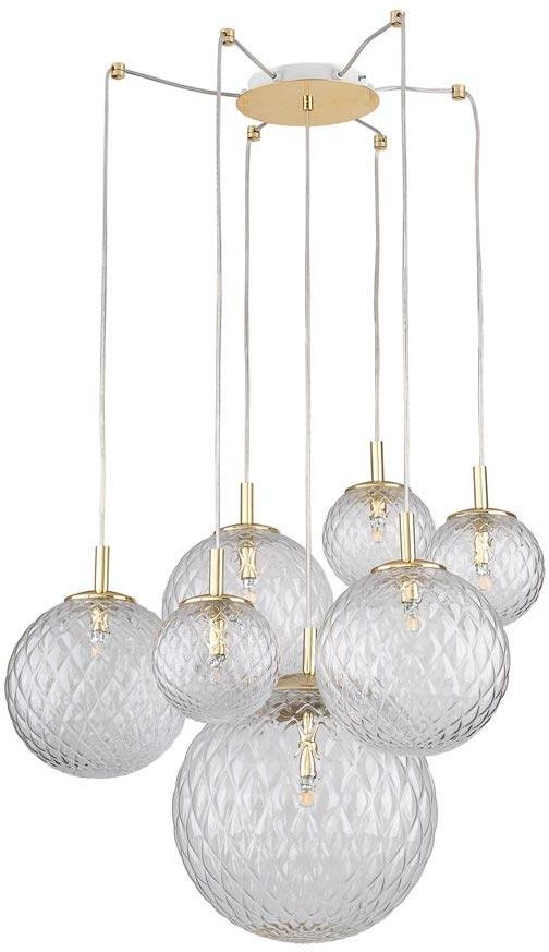 Darmowa Dostawa - Lampa wisząca powyżej 6x6 W złota TK Lighting Cadix 4608