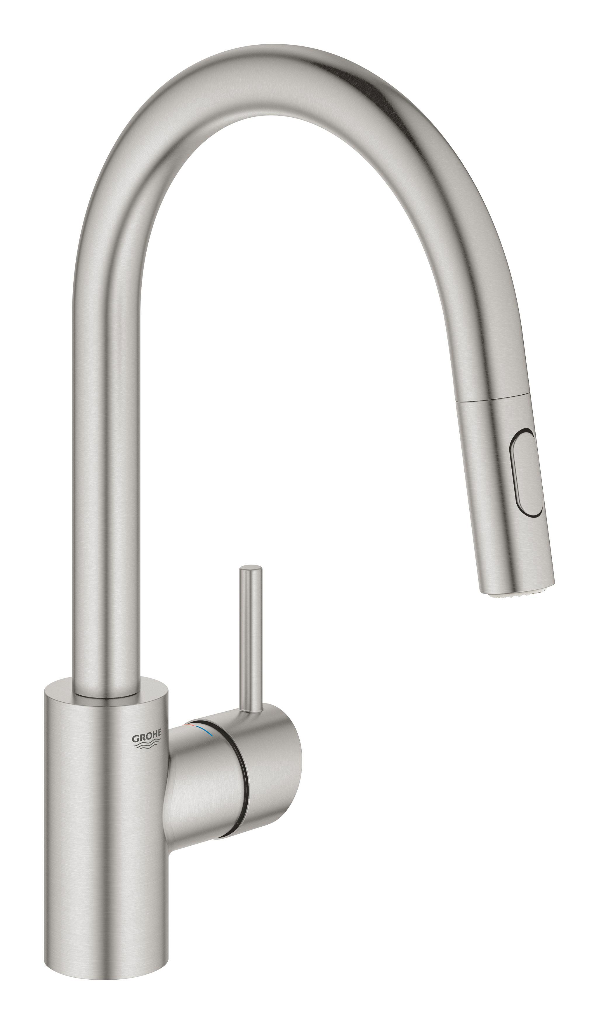 Darmowa Dostawa - Bateria kuchenna stojąca supersteel Grohe Concetto 31483DC2