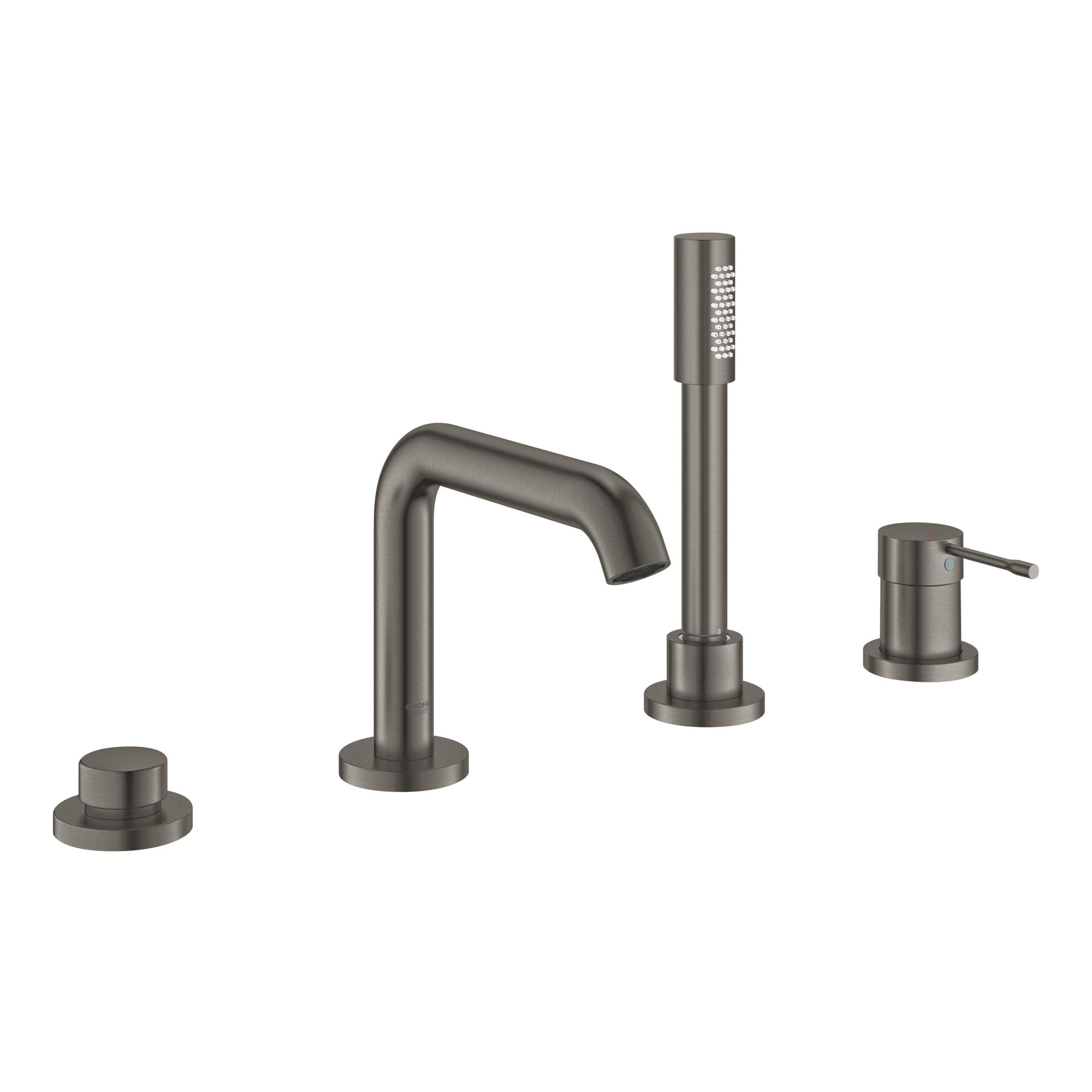 Darmowa Dostawa - Bateria wannowo-prysznicowa nawannowa brushed hard graphite Grohe Essence 19578AL1