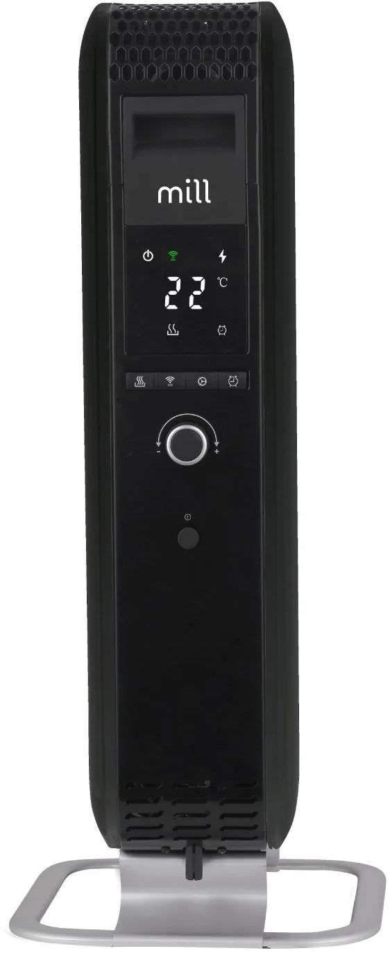 Darmowa Dostawa - Grzejnik olejowy 65.6x26.1 cm czarny Mill Oil OIL2000WIFI3BLACK