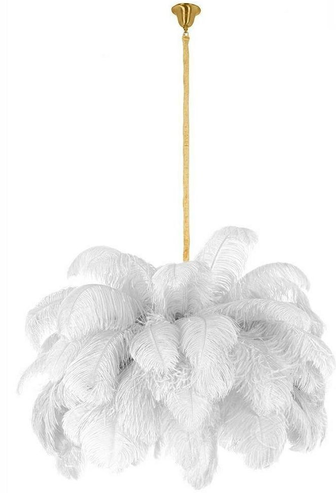 Darmowa Dostawa - Lampa wisząca x40 W biała-złota Moosee Tiffany MSE1501100525