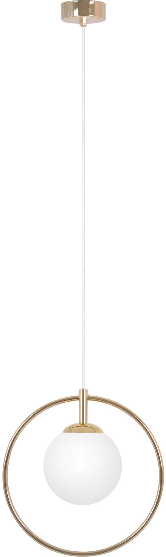 Darmowa Dostawa - Lampa wisząca 1x10 W biała-złota Kaja Ritus K5390