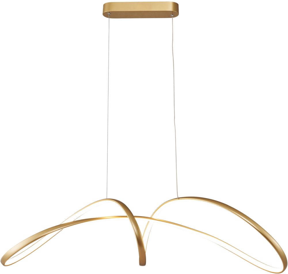 Darmowa Dostawa - Lampa wisząca 1x50 W złota Zuma Line Fermi 20026PGD