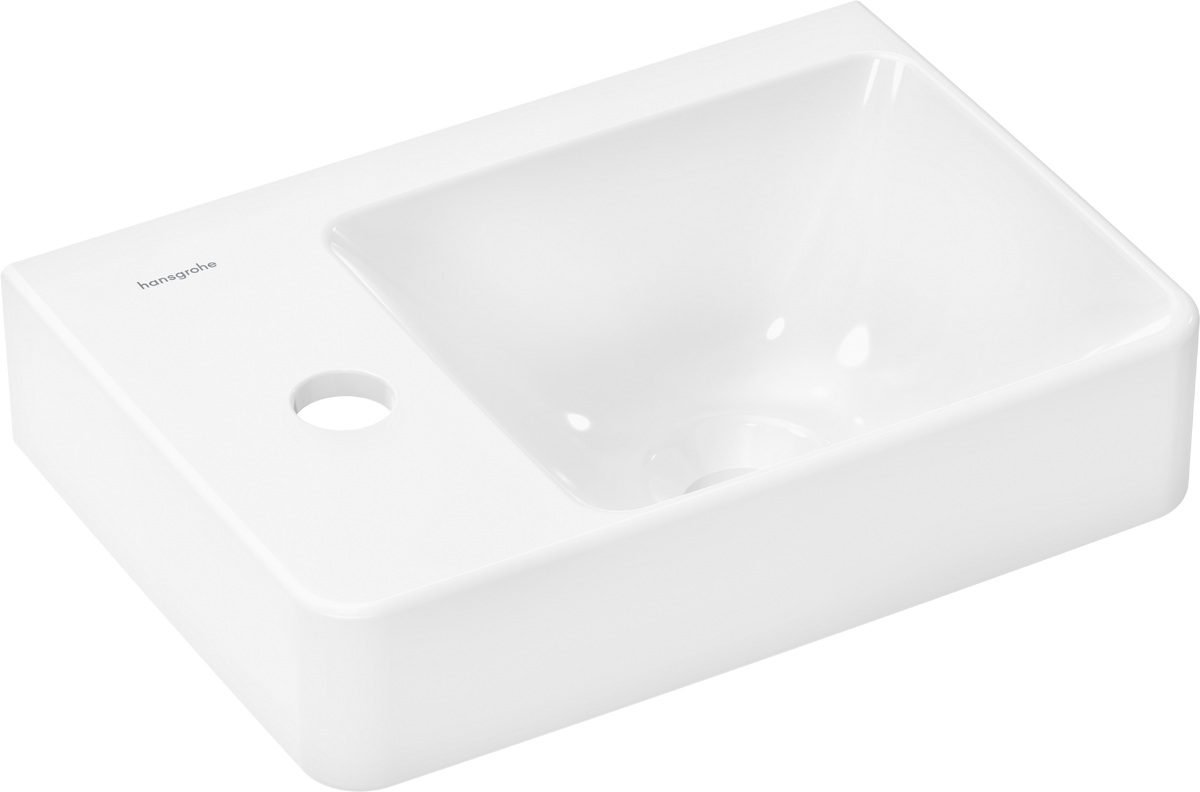 Darmowa Dostawa - Umywalka 36x25 cm prostokątna ścienna-meblowa biała Hansgrohe Xelu Q 60315450