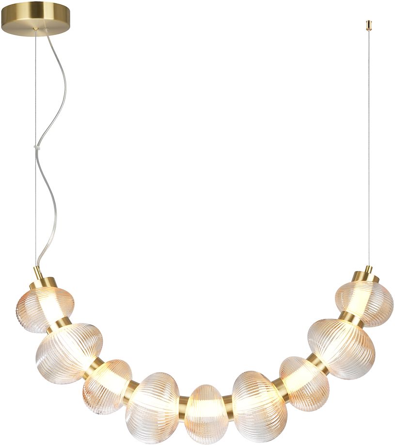 Darmowa Dostawa - Lampa wisząca 1x36 W złota Milagro Bolla ML1428