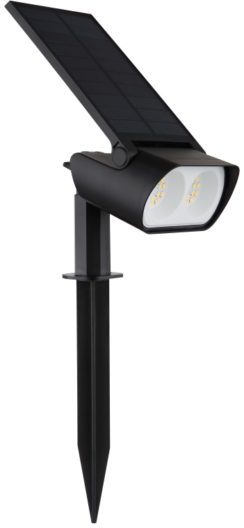 Darmowa Dostawa - Lampa solarna stojąca powyżej 6x0.2 W czarny Globo Lighting Solar 36020