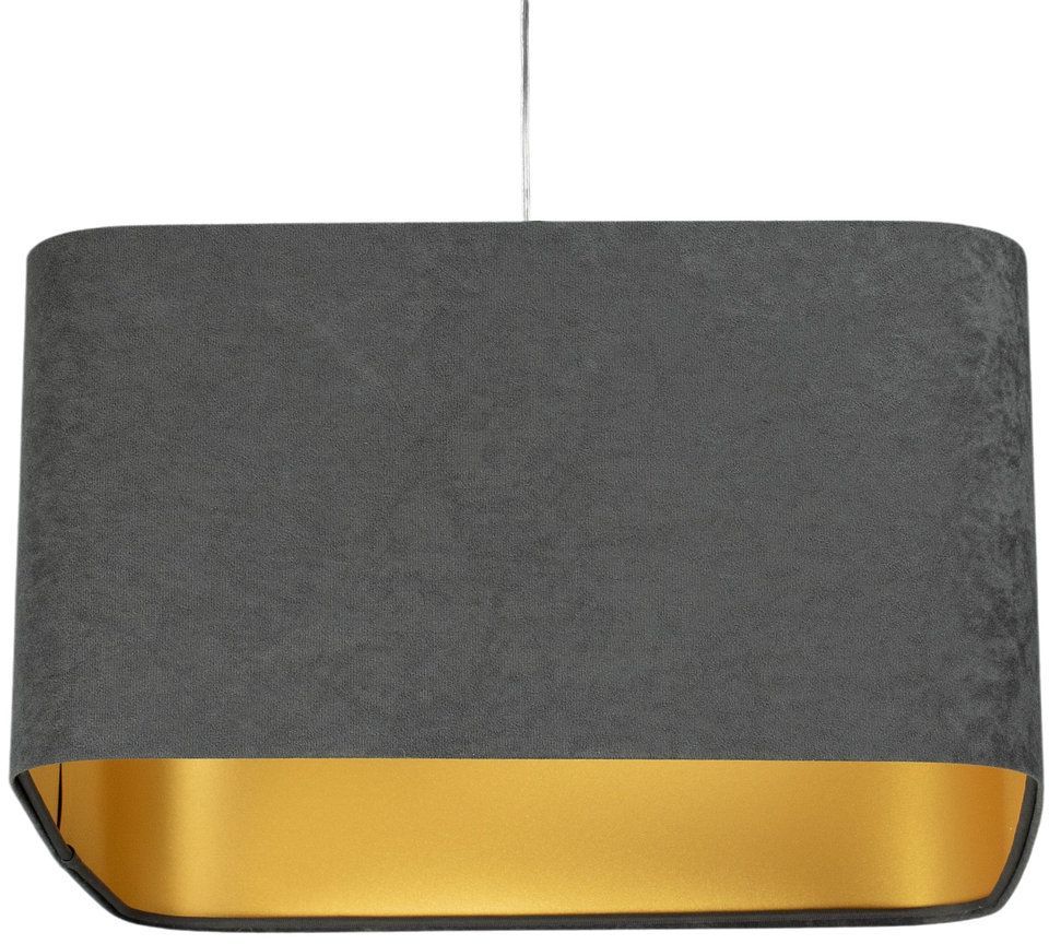 Darmowa Dostawa - Lampa wisząca 1x60 W złota-grafitowa BPS Koncept Kwadro sue KW11040W25