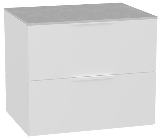 Darmowa Dostawa - Szafka z blatem 60x46.5x51.2 cm podumywalkowa wisząca biała-szara Excellent Tuto 2.0 MLEX2172K6002SJWHWH