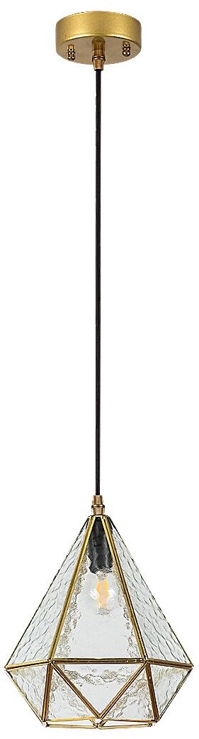 Darmowa Dostawa - Lampa wisząca 1x40 W przezroczysta-złota Rabalux Norah 72245
