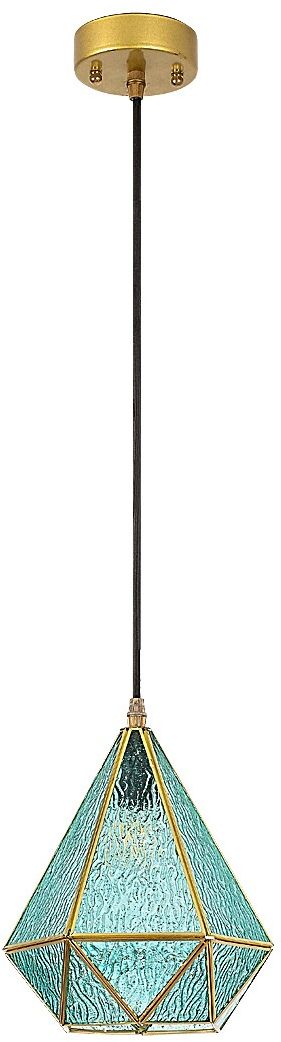 Darmowa Dostawa - Lampa wisząca 1x40 W złota-niebieska Rabalux Norah 72244