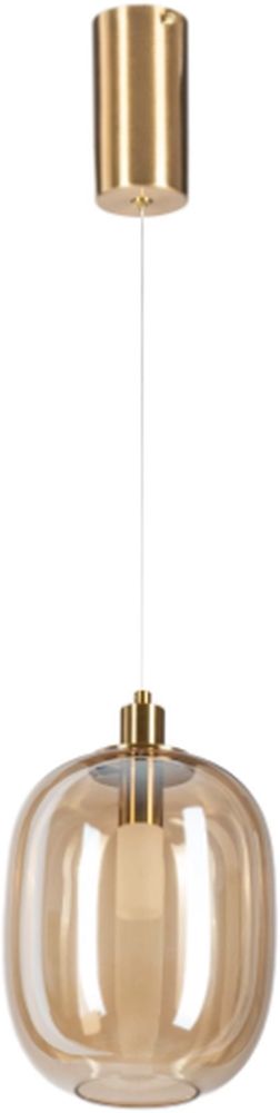 Darmowa Dostawa - Lampa wisząca 1x6 W złota-bursztynowa Altavola Design Polar LA019Pamber
