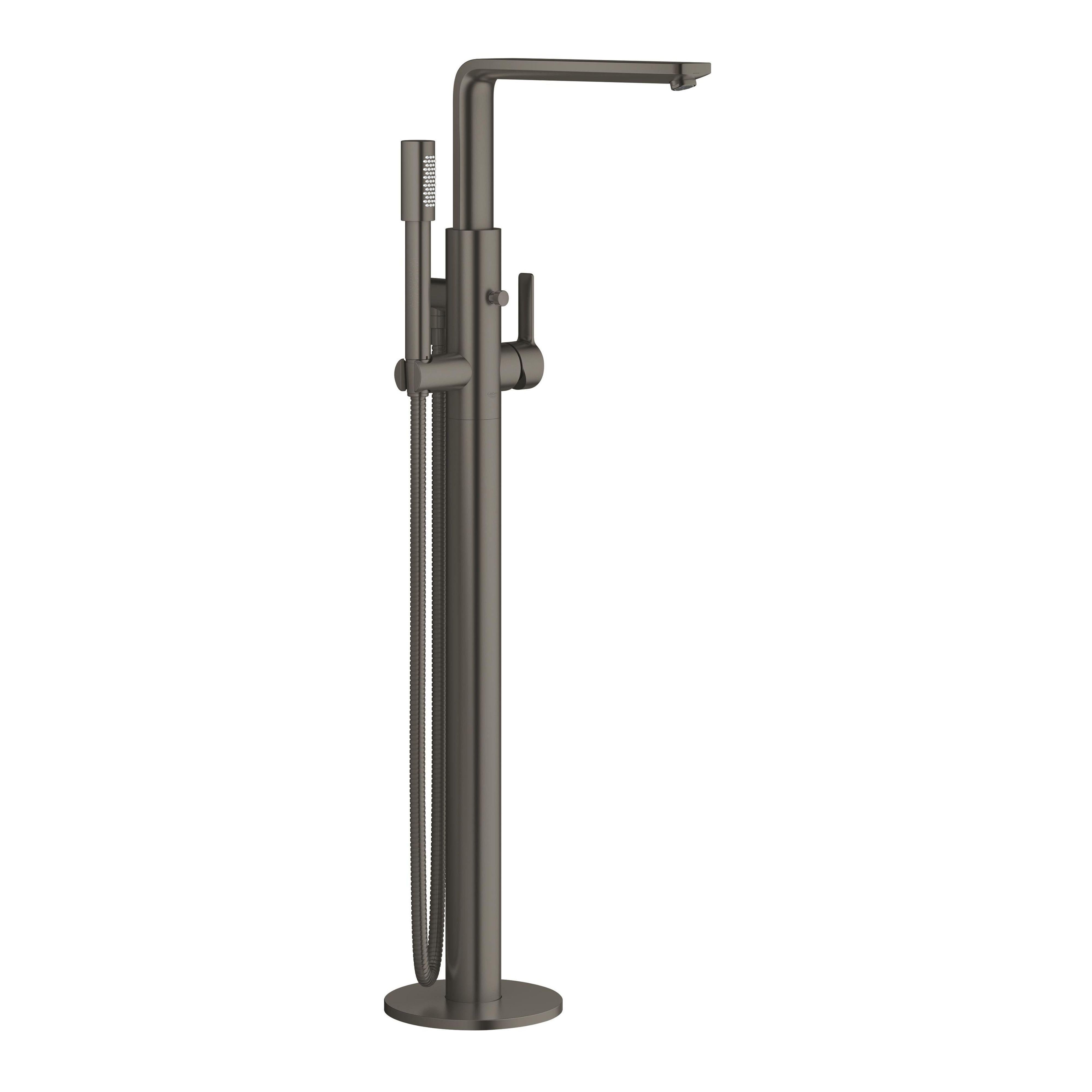Darmowa Dostawa - Bateria wannowo-prysznicowa wolnostojąca brushed hard graphite Grohe Lineare 23792AL1