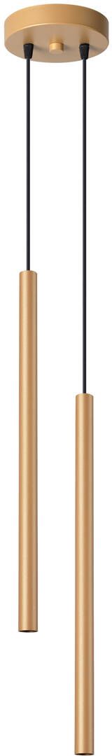 Darmowa Dostawa - Lampa wisząca 2x8 W złota Sollux Lighting Pastelo SL1305