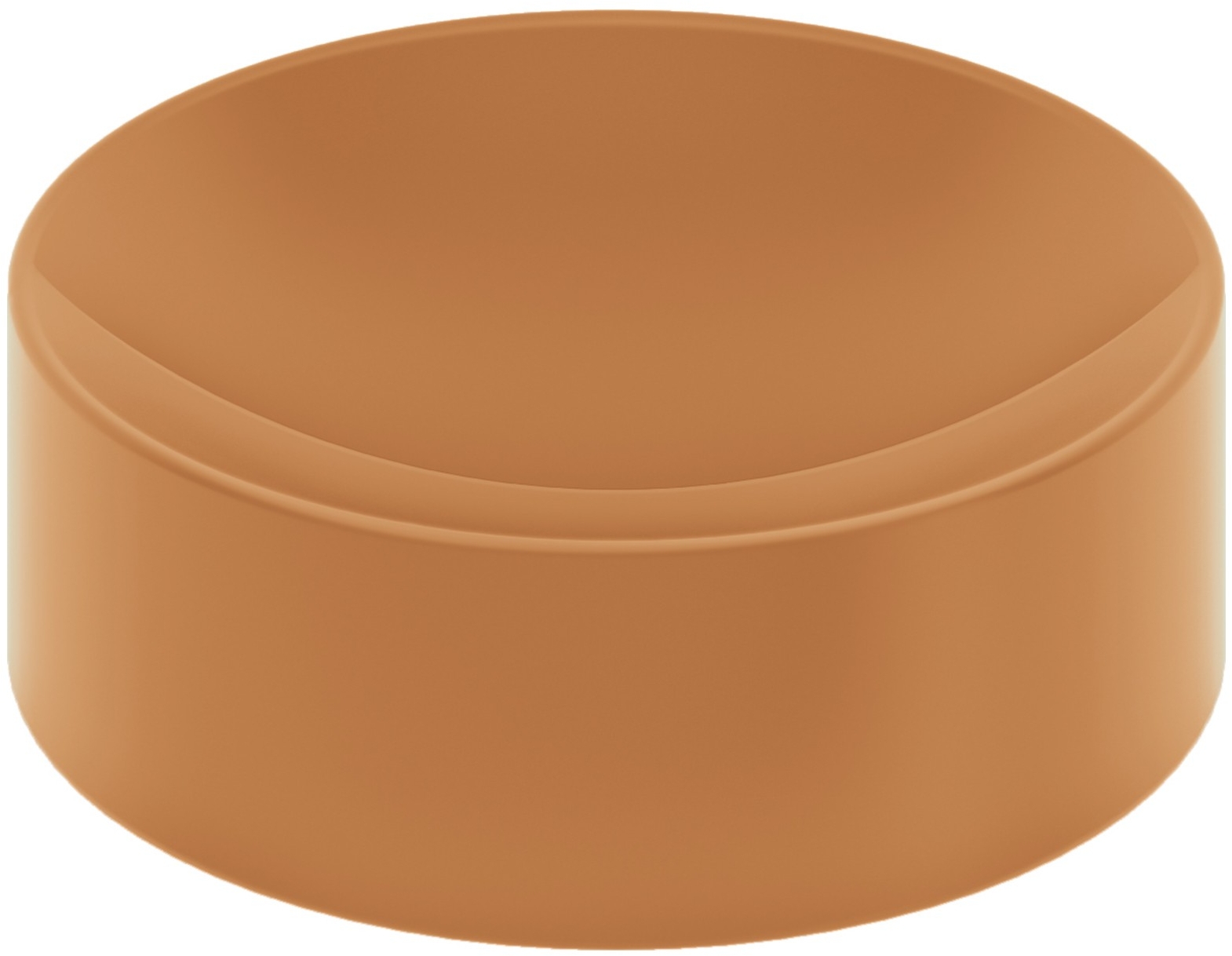 Darmowa Dostawa - Umywalka 22x22 cm okrągła nablatowa brąz/beż Clou Vale CL0336164