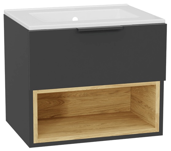 Darmowa Dostawa - Umywalka z szafką 61 cm szarą Excellent Tuto 2.0 MLEX2171K600236GRGR