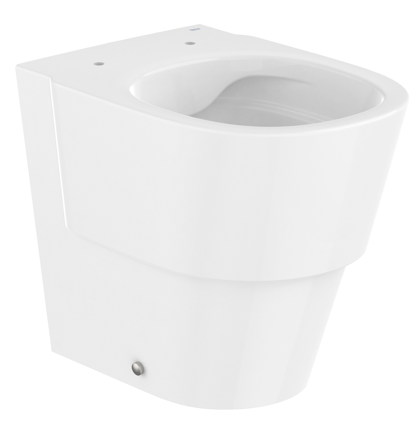 Darmowa Dostawa - Miska WC stojąca bez kołnierza biały połysk Roca Tura A347697000